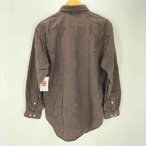 イッセイミヤケデザインスタジオ im ISSEY MIYAKE DESIGN STUDIO 80-90S 襟芯 コットン ストライプ レギュラー カラー シャツ メンズ JPN:M